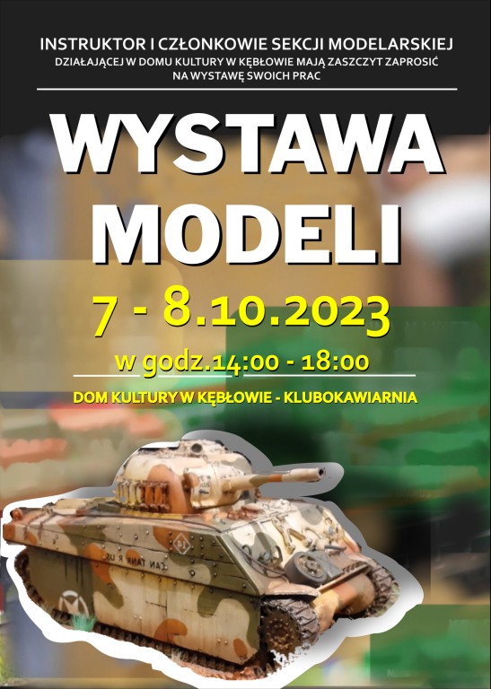 Wystawa Modeli w Kbowie - 7.10.2023r